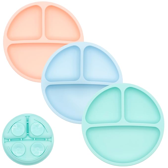 WeeSprout Suction Plates for Babies & Toddlers by WeeSprout