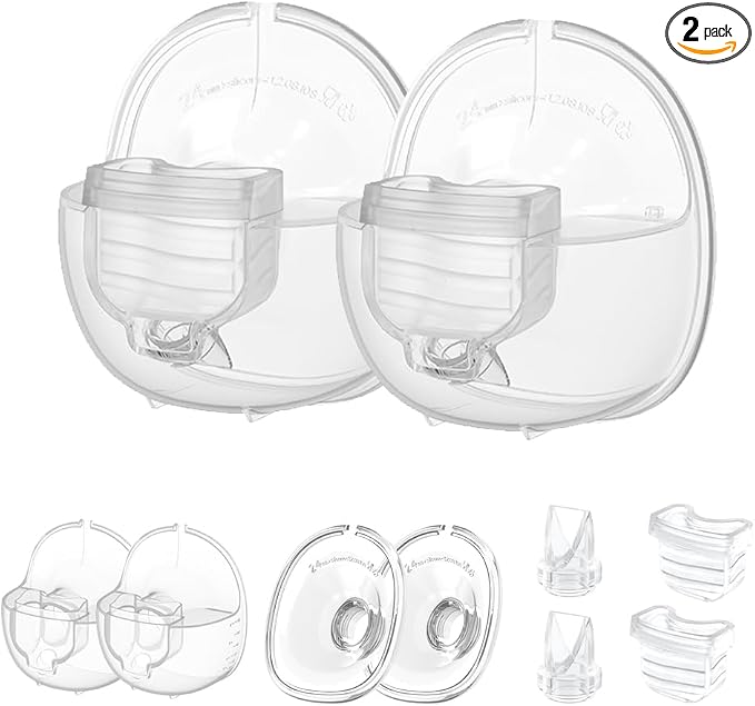 2 Set Full Milk Collector Cup Flange 24mm Compatible by Unknown