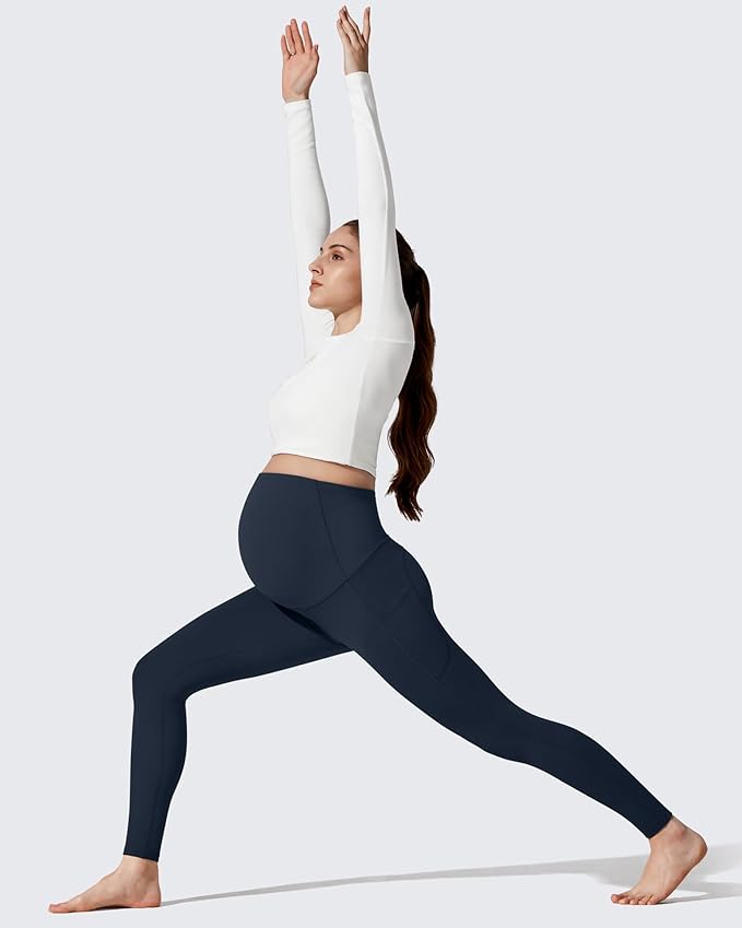 G4Free Barefeel Fleece Lined Maternity Leggings - Image 7