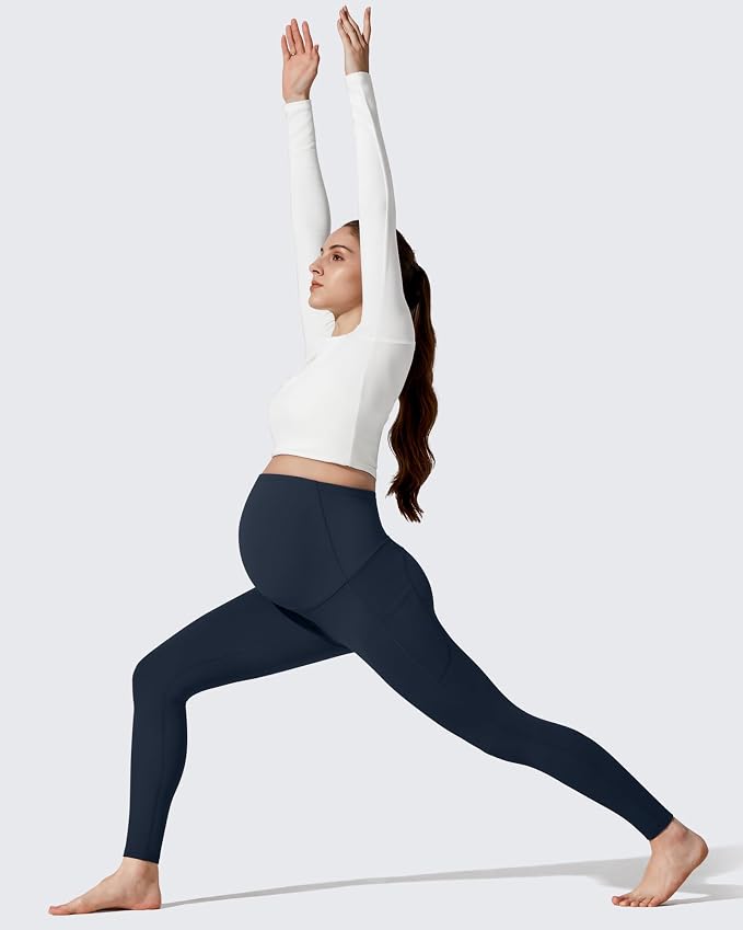 G4Free Barefeel Fleece Lined Maternity Leggings - Image 7