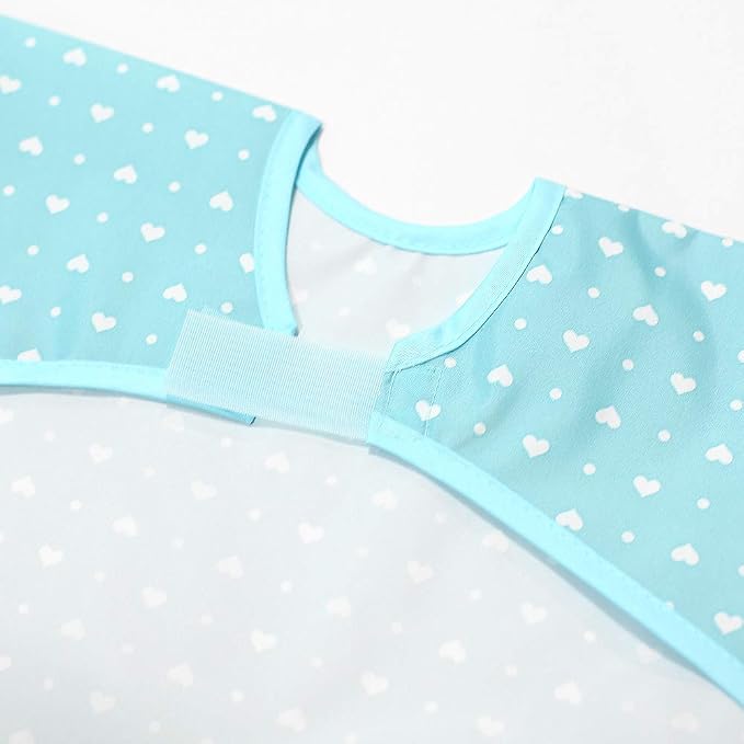 Long Sleeve Waterproof Bib for Toddlers – Feeding Smock for Baby Mealtime - Image 3