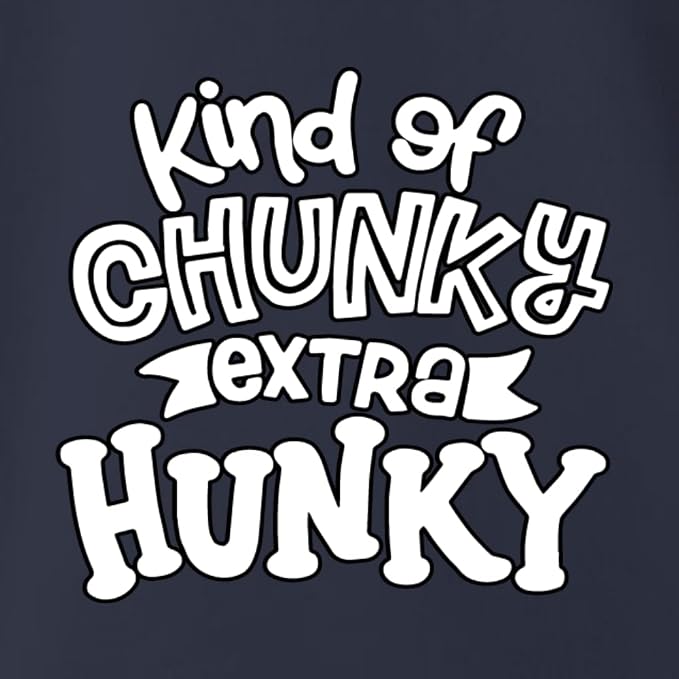 Wild Bobby Kind of Chunky Extra Hunky Humor Infant Premium Jersey Baby Bib - Image 2