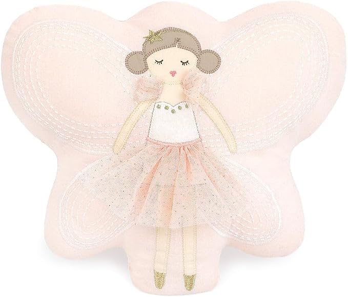 MON AMI Fairy Accent Décor Pillow – 13" x 12”, Soft Plush Stuffed Hugging Pillow by MonAmi