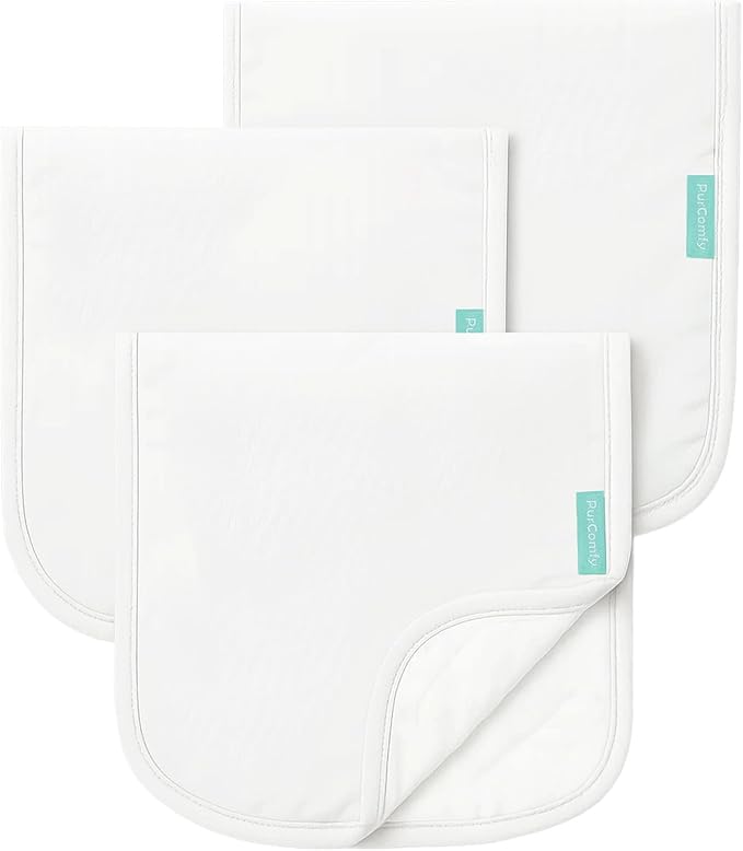 PurComfy Supersoft Burp Cloths, Premium Bamboo Viscose Baby Burp Cloths by PurComfy