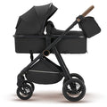 2 in 1 Baby Stroller, High Landscape Infant Stroller Pram Foldable Pushchair by wisesonle