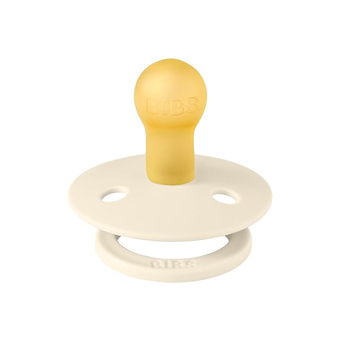 BIBS Pacifiers Colour Collection | Natural Rubber Baby Pacifier | Round Nipple - Image 4