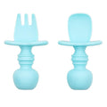Bumkins Baby Utensils Set, Chewtensils Silicone Spoons by Bumkins