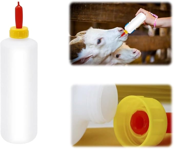 6Pcs Goat Feeding Bottles 400 ml/13.5 oz and 12 Nipples, Lamb and Kid Bottle - Image 5