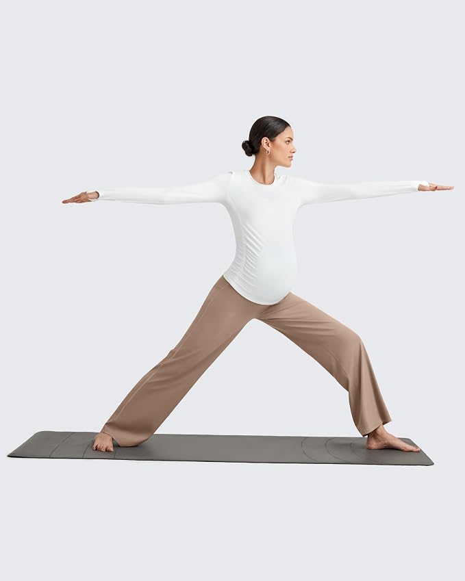 G4Free BareFeel Maternity Dress Yoga Pants Over The Belly Stretchy Work Slack - Image 6