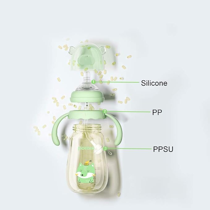 POTATO Baby Bottles PPSU Baby Feeding Bottle 10 oz Anti-Colic Bottles - Image 4