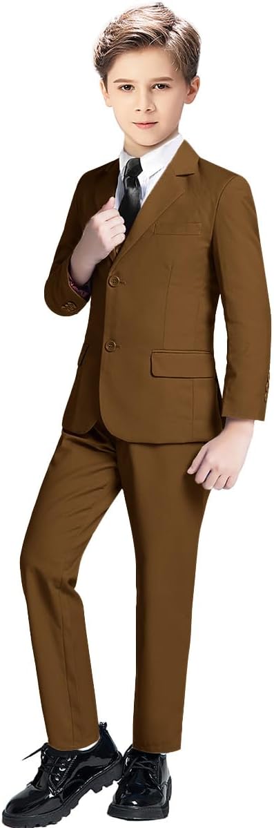 Boys Suit for Kids Tuxedo Suits for Wedding Formal Suit Set Toddler Boy Dress - Image 2
