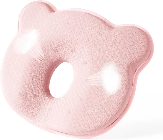 Memory Foam Baby Pillow for Newborn Flat Head Baby Pillow Machine-Washable Neck by Unknown