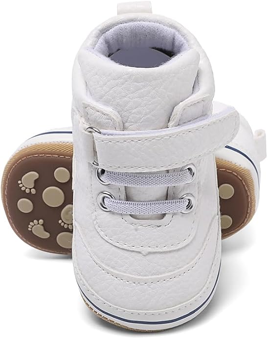 Clowora Baby Boys Girls Shoes Non-Slip Rubber Sole Sneakers Infant First - Image 2