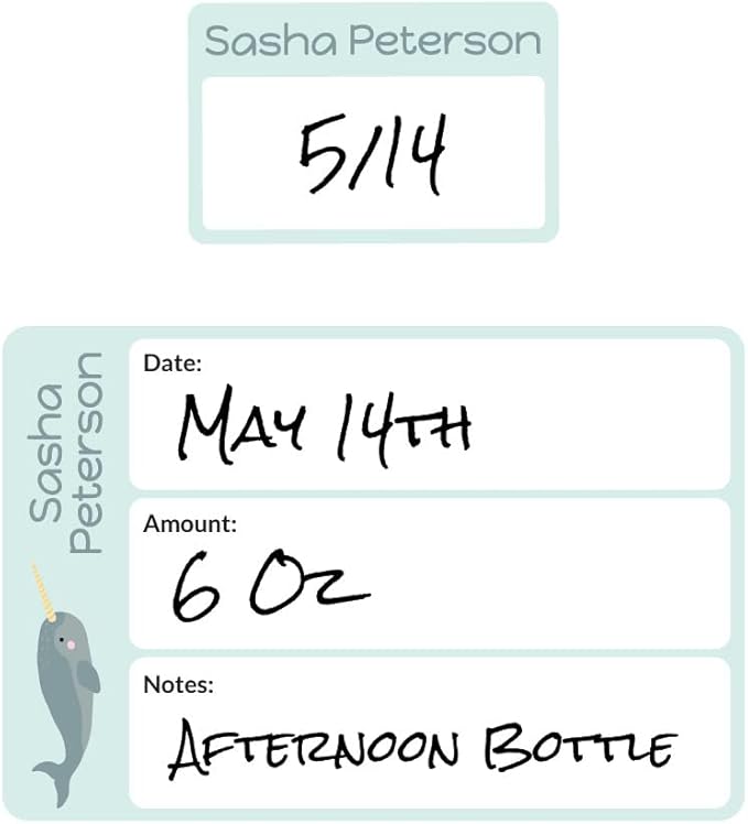 Name Bubbles - Reusable Baby Bottle Labels by NameBubbles
