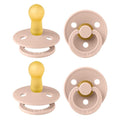 BIBS Pacifiers - Colour 4-Pack | BPA Free Baby Pacifier | Round Nipple Binkies by BIBS