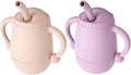 Cuddle Campus Pack of 2 Silicone Baby Training Cup, Shatterproof Toddler Sippy by CuddleCampus
