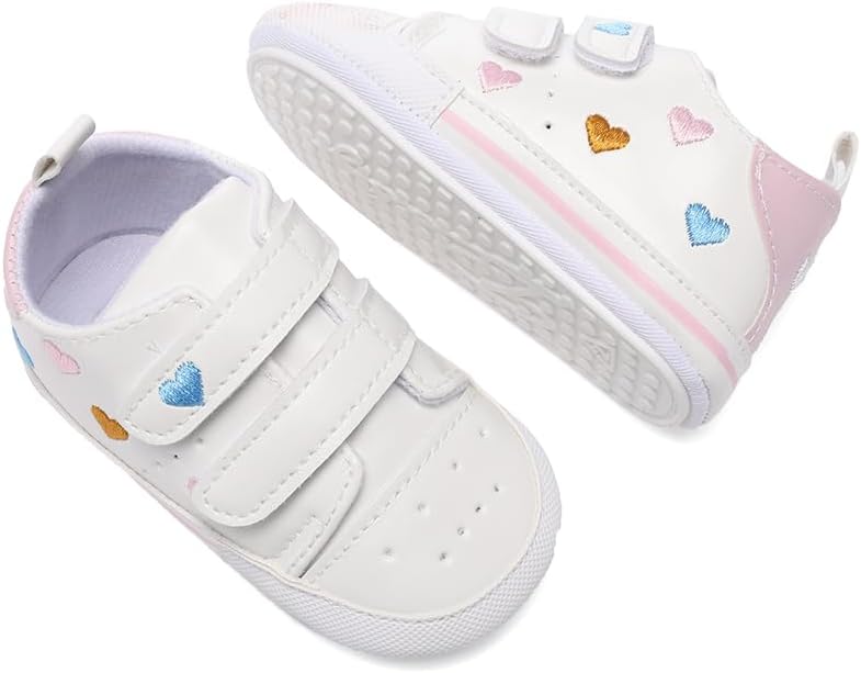 Clowora Baby Boys Girls Shoes Non-Slip Rubber Sole Sneakers Infant First - Image 3