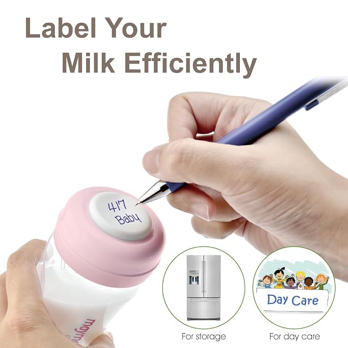 Wide Neck Breastmilk Collection n Storage Bottle 9oz; Re-markable SureSeal - Image 4
