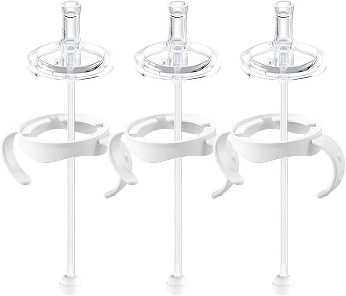 Sippy Cup Conversion Kit for Philips Avent Natural Baby Bottles, Soft Straw top by Unknown