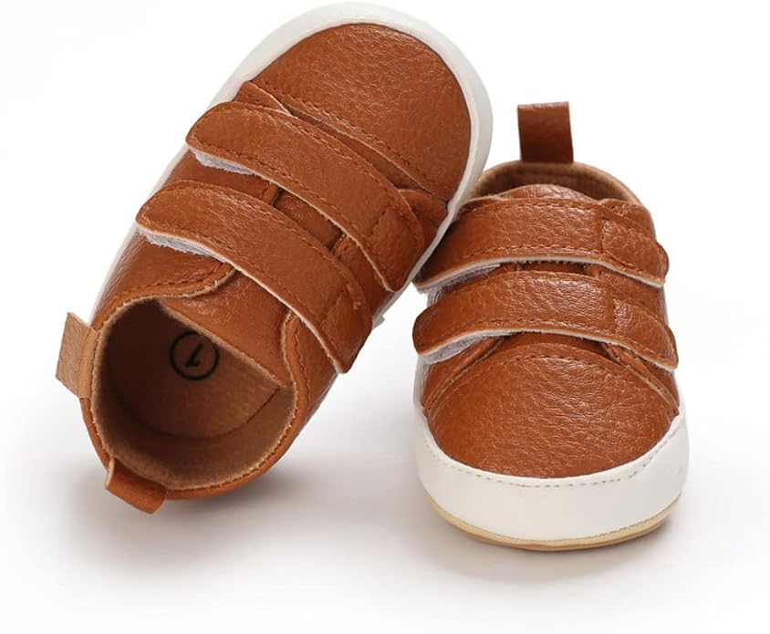 Clowora Baby Boys Girls Shoes Non-Slip Rubber Sole Sneakers Infant First - Image 2