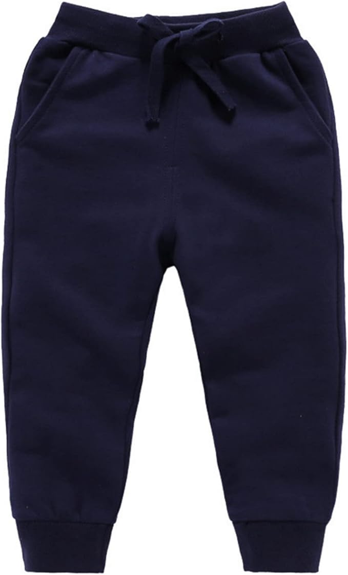 CuteOn Unisex Toddler Jogger Pants Kids Cotton Elastic Waist Winter Baby by CuteOn
