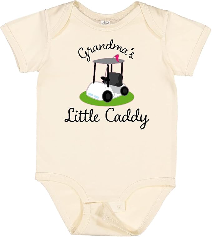 inktastic Grandma's Little Caddy Golf Baby Bodysuit by Inktastic
