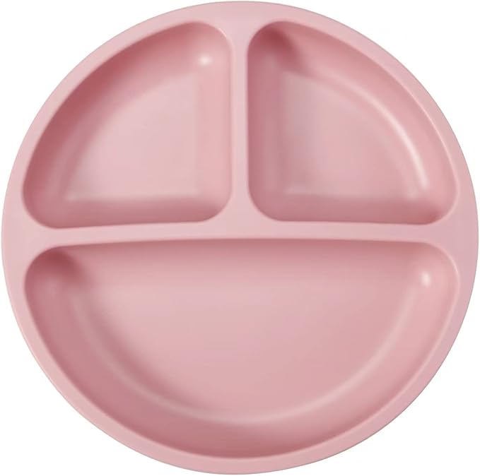 PandaEar 3 Pack Divided Unbreakable Silicone Baby and Toddler Plates - Image 6
