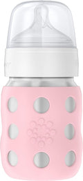Lifefactory 8-Ounce Stainless-Steel Vacuum-Insulated Wide-Neck Baby Bottle by Lifefactory
