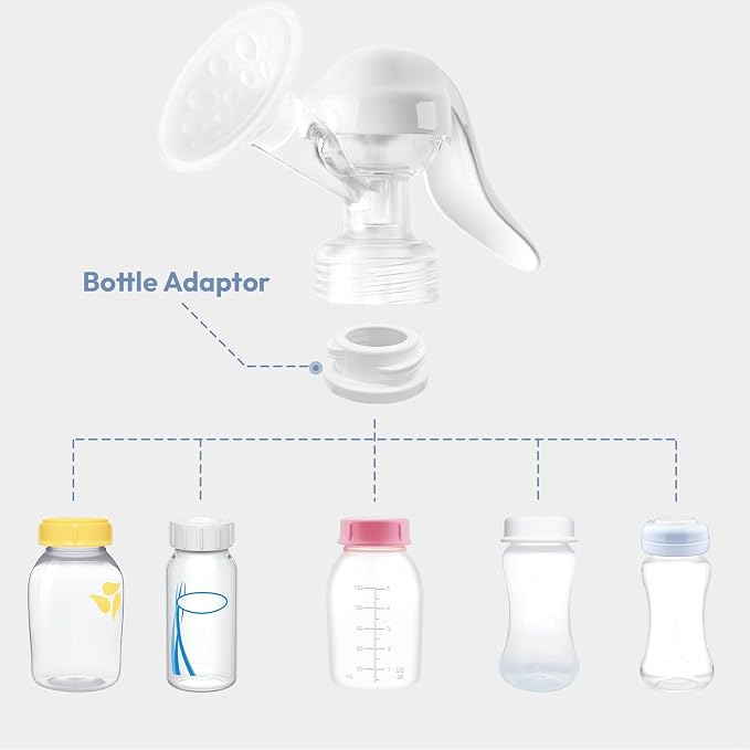 NCVI Manual Breast Pump for Breastfeeding Small Nipple, 20mm Silicone Soft - Image 2