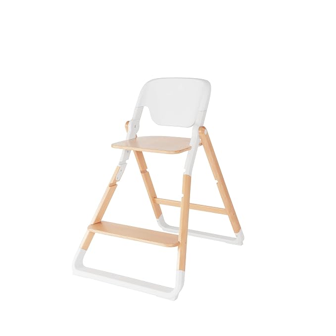 Ergobaby Evolve Baby Essentials Portable High Chair, Natural Wood - Image 2