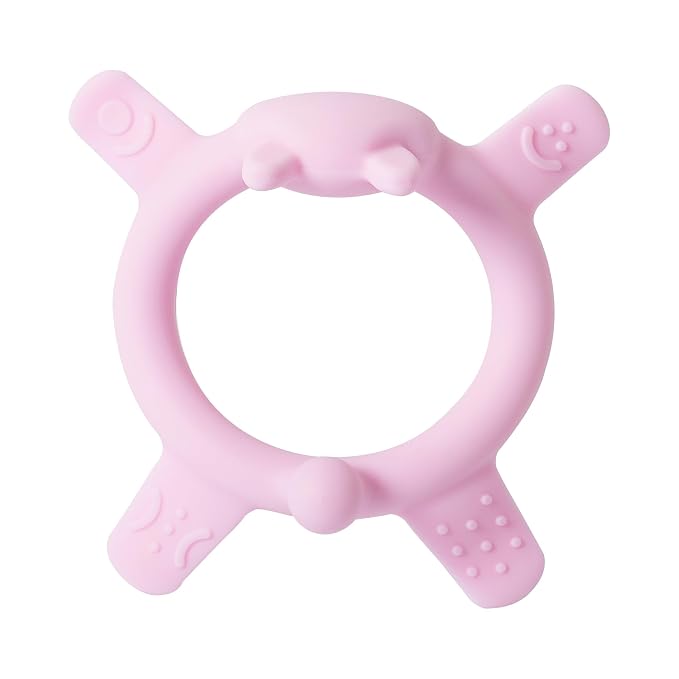Pigeon Silicone Baby Teether – Multi-Textured Teething Relief Toys, Lightweight by PIGEON