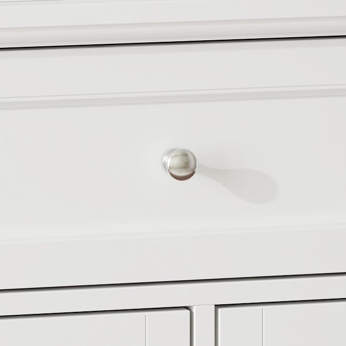 Nursery Dresser with Changing Table Top, Laundry Basket & Raised Guard - Image 7