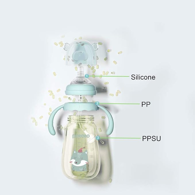 POTATO Baby Bottles PPSU Baby Feeding Bottle 10 oz Anti-Colic Bottles - Image 4