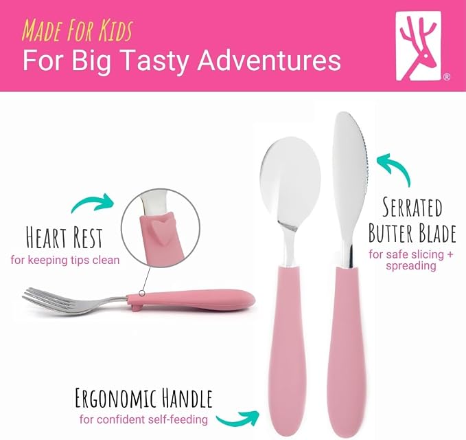 Elk and Friends Kids Silverware - Image 3