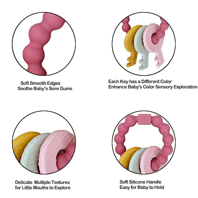 Baby Keys Toy, Teething Keys Toy - Image 3