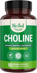 Nested Naturals Choline Bitartrate 500mg by NestedNaturals