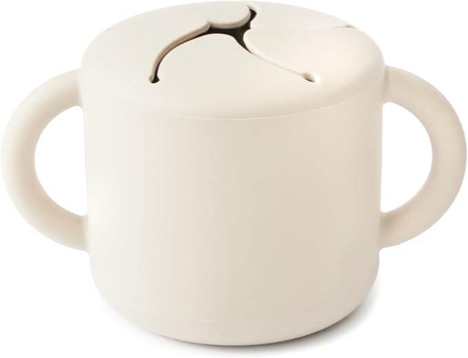 mushie Silicone Snack Cup | Spill Proof Food Container by mushie