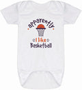 ChalkTalkSPORTS Basketball Baby & Infant One Piece | Basketball Theme Bodysuits by ChalkTalkSPORTS