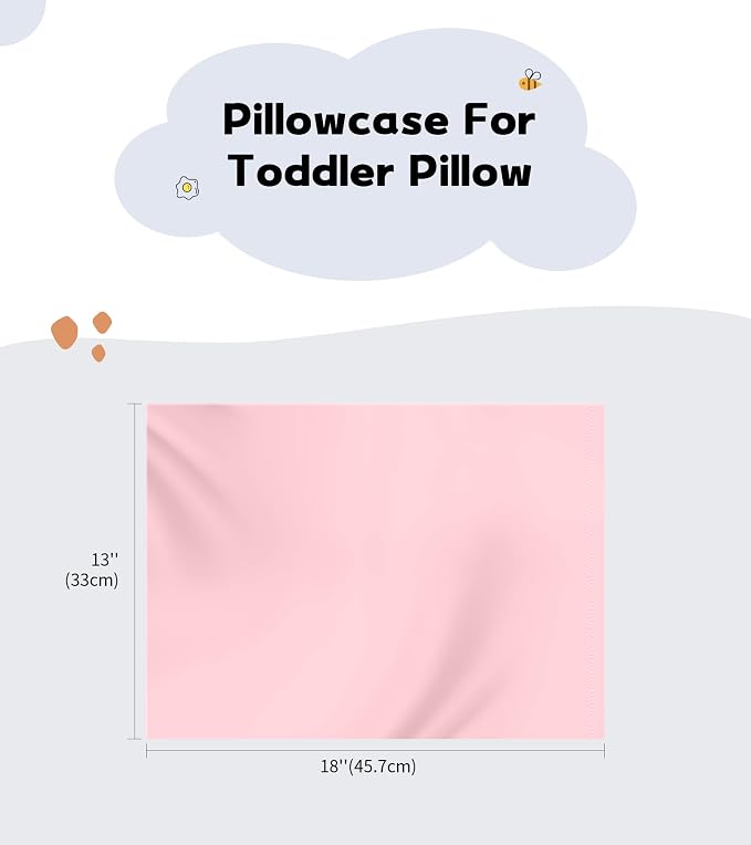 Deep Dream Toddler Pillowcases for 13x18 Pillow 2 Pack, 100% Cotton Travel - Image 2