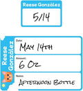 Name Bubbles - Reusable Baby Bottle Labels by NameBubbles