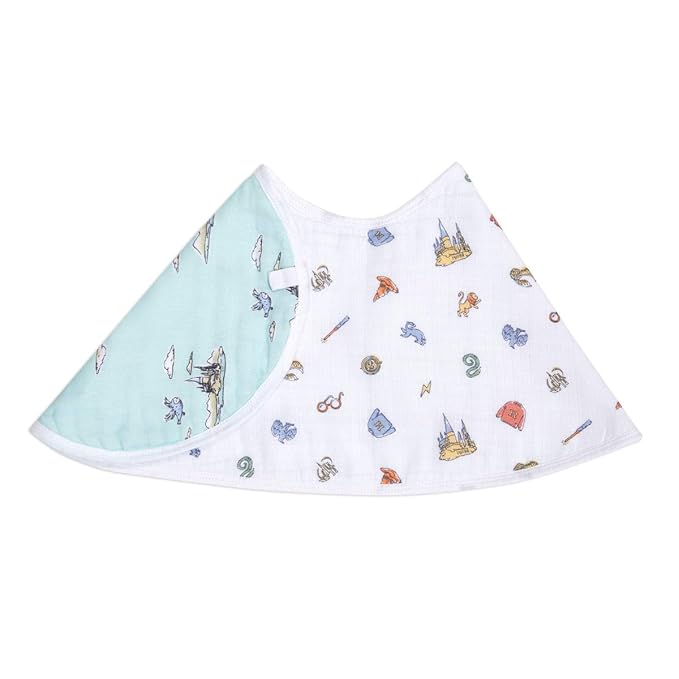 aden + anais Burpy Bib; 100% Cotton Muslin; Soft Absorbent 4 Layers; Multi-Use by adenanais