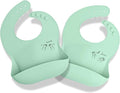 APLAINR Baby Sign Language Bib, Silicone Baby Bibs, ASL Graphics, Food Catcher by APLAINR