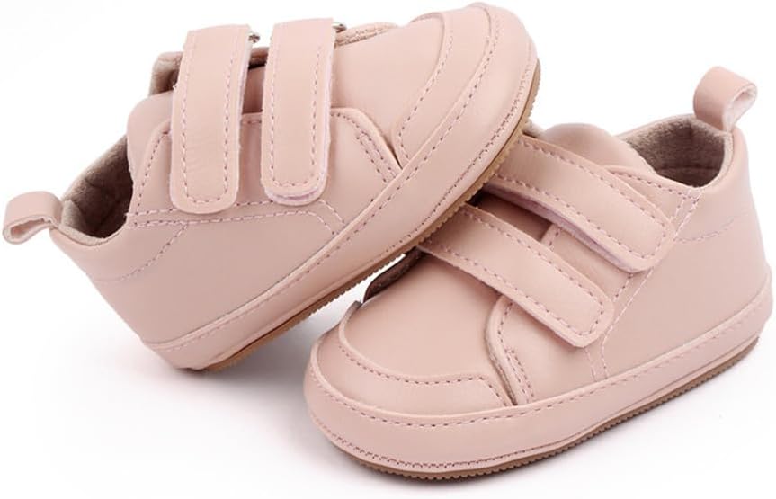 LONSOEN Baby Girls Boys Loafers Prewalker Dress Crib Shoes - Image 3