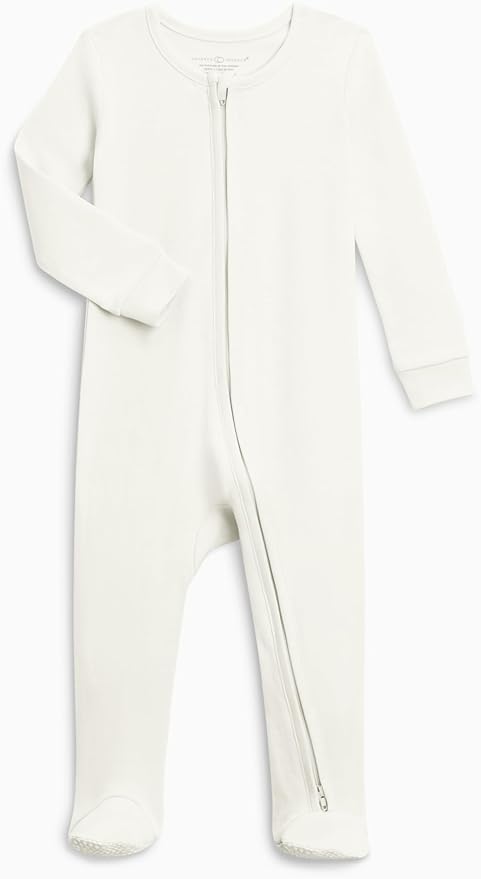 Colored Organics Baby Zip-Up Footed Sleeper by ColoredOrganics