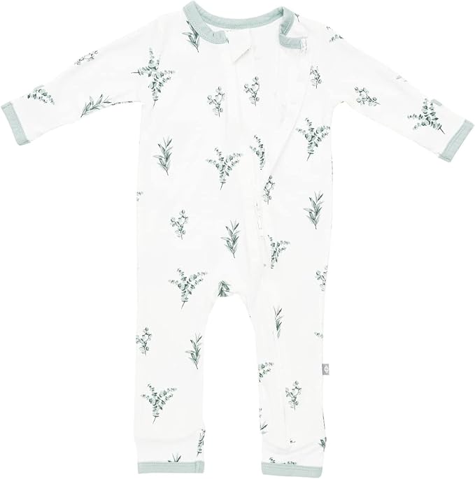 KYTE BABY Unisex Rayon Made From Bamboo Zippered Rompers 0-24 Months - Image 4