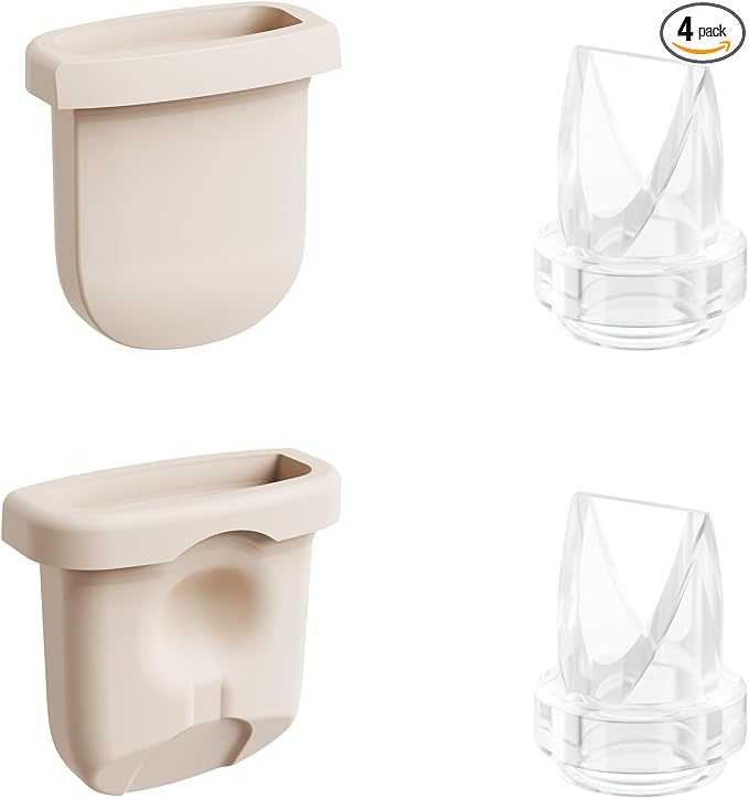 4pcs Breast Pump Parts, Replace by Unknown