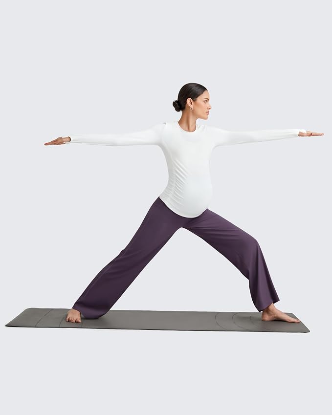 G4Free BareFeel Maternity Dress Yoga Pants Over The Belly Stretchy Work Slack - Image 3