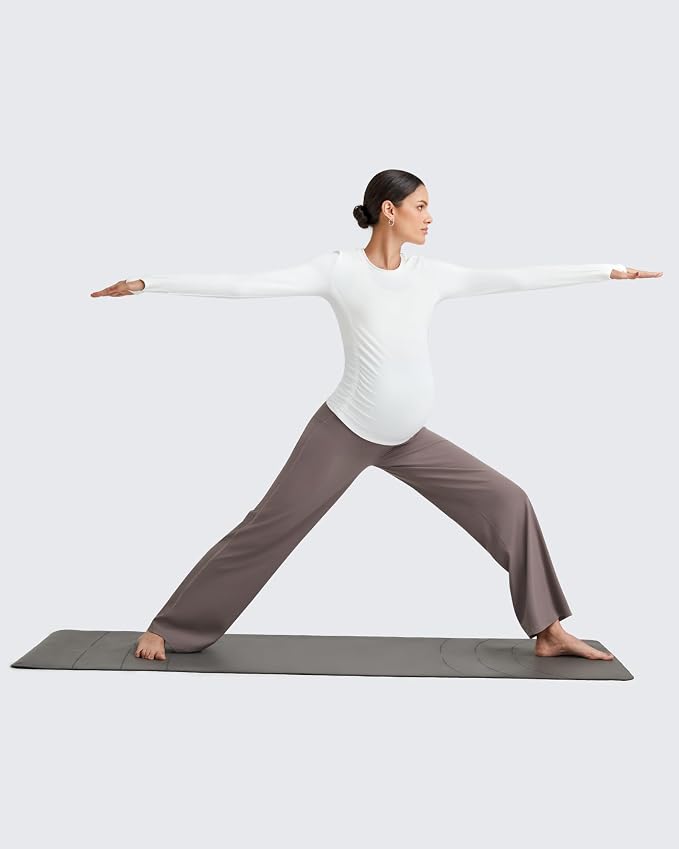G4Free BareFeel Maternity Dress Yoga Pants Over The Belly Stretchy Work Slack - Image 7