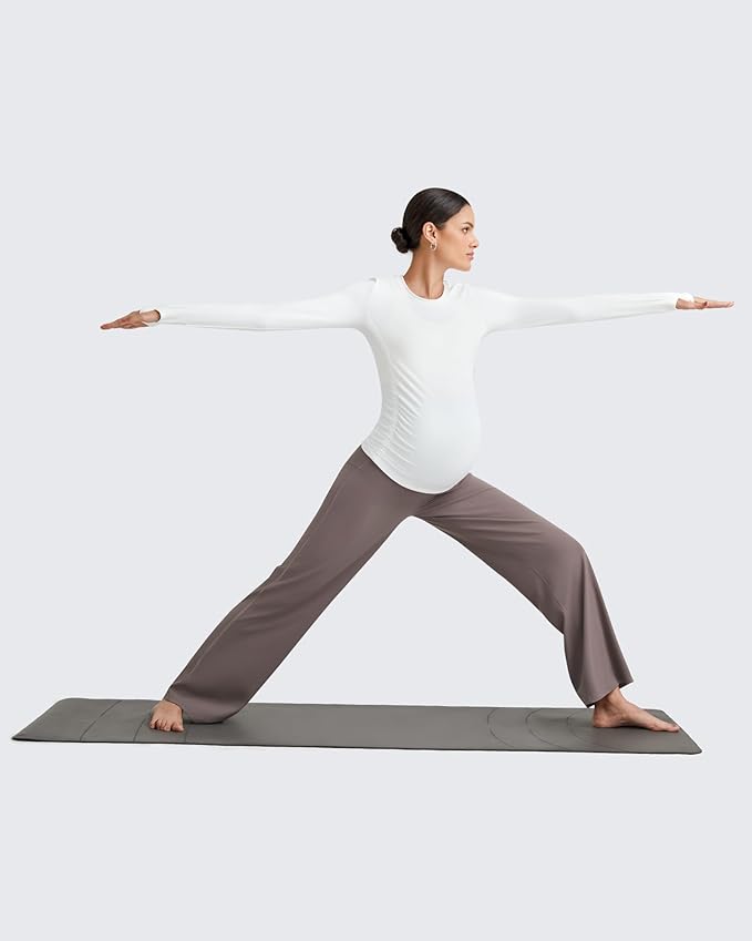 G4Free BareFeel Maternity Dress Yoga Pants Over The Belly Stretchy Work Slack - Image 7