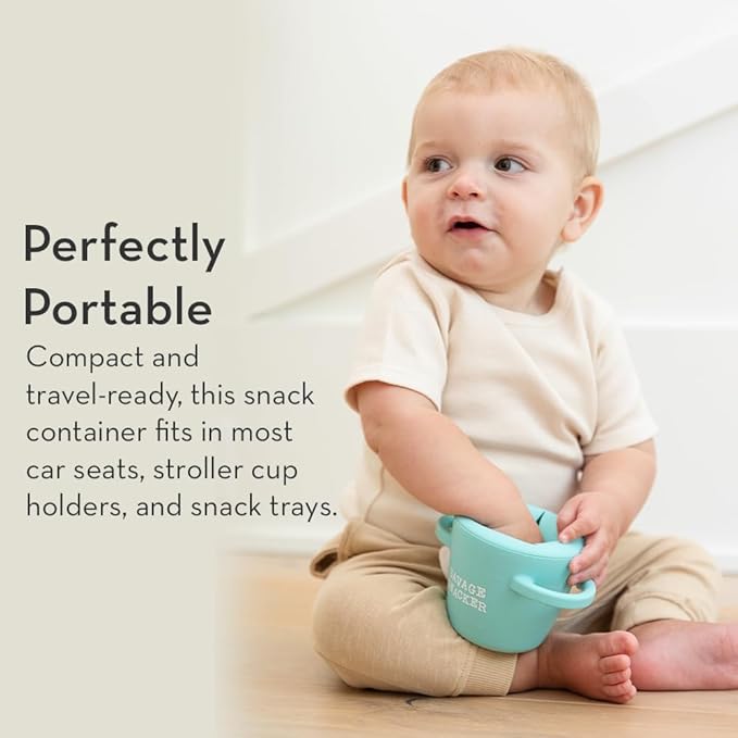 Snack Cups for Toddlers by Bella Tunno, Silicone Spill Proof Food Container - Image 4